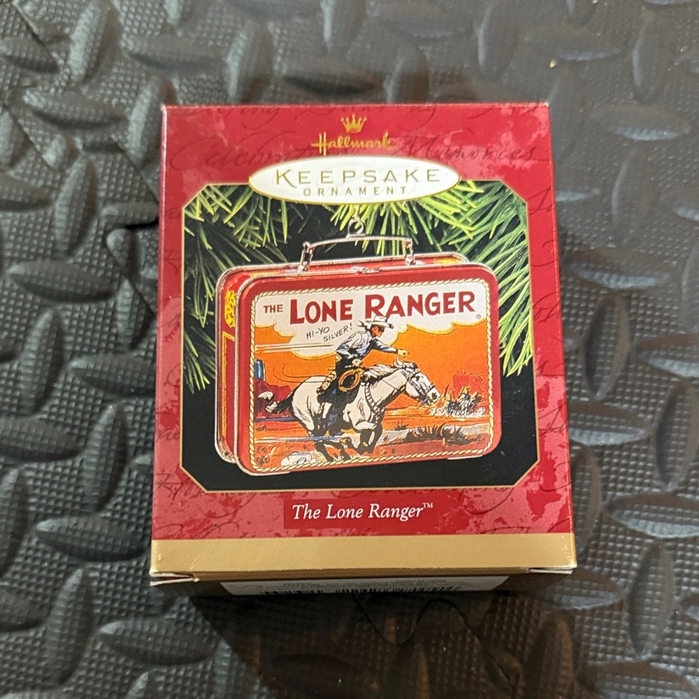 Hallmark 1997 The Lone Ranger Lunch School-box Ornament